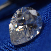 CERTIFIED 12.00 Carat Pear Cut Pair Moissanite Loose Gemstone VVS1 D Color 2 Pcs